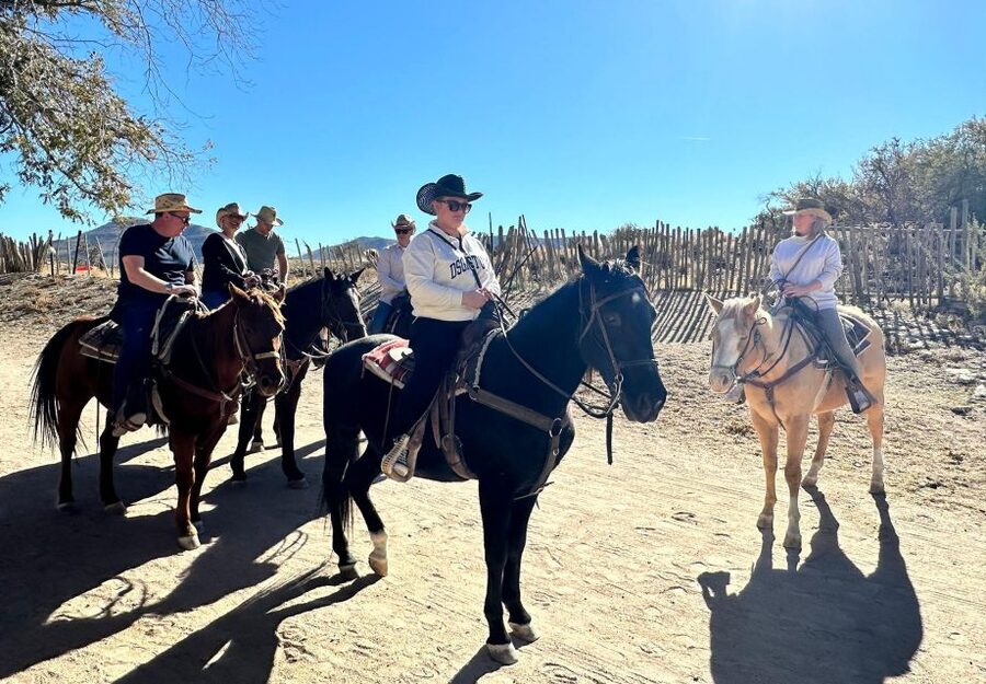 Horseback Ride thru Joshua Tree Forest with Buffalo & Lunch - The long road from Las Vegas to ranch country