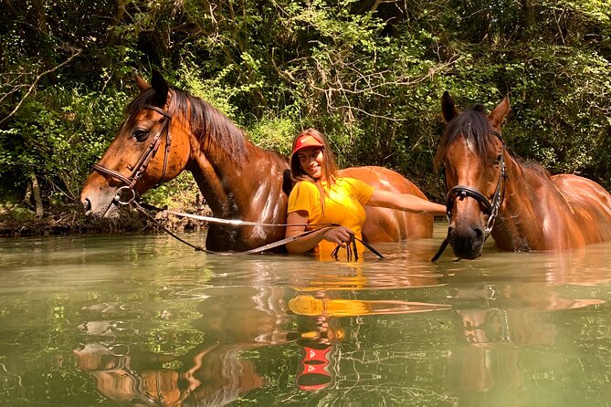 Horseback Riding Across River Ljuta with transport - Meeting Antea and Iris at the ranch