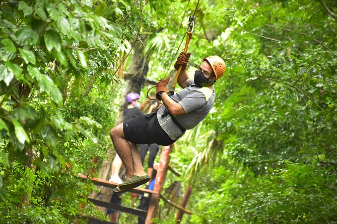 Horseback riding and ATV in the jungle, Ziplines, Cenote & Lunch - Horseback riding in a group