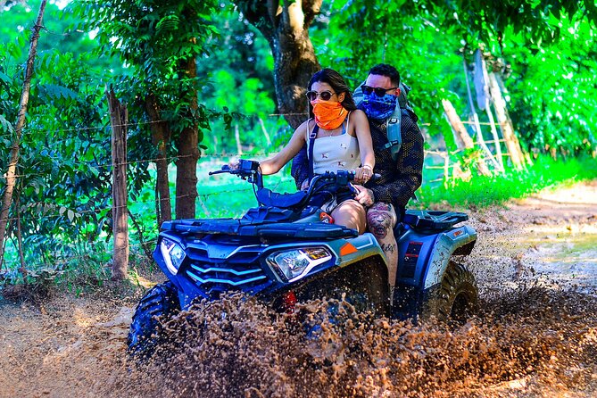 Horseback riding and ATV or Buggy with Party Boat with Lunch - The 25-foot water cave adds a cooler break