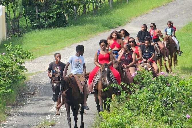 Horseback Riding at Hawksbill Beach in Five islands Antigua - Reaching Hawksbill Beach