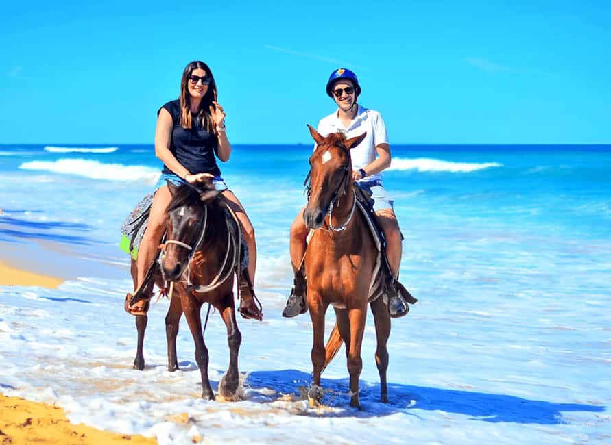 Horseback Riding at Macao Beach and River with Transfers - Forest trails first, then the coast