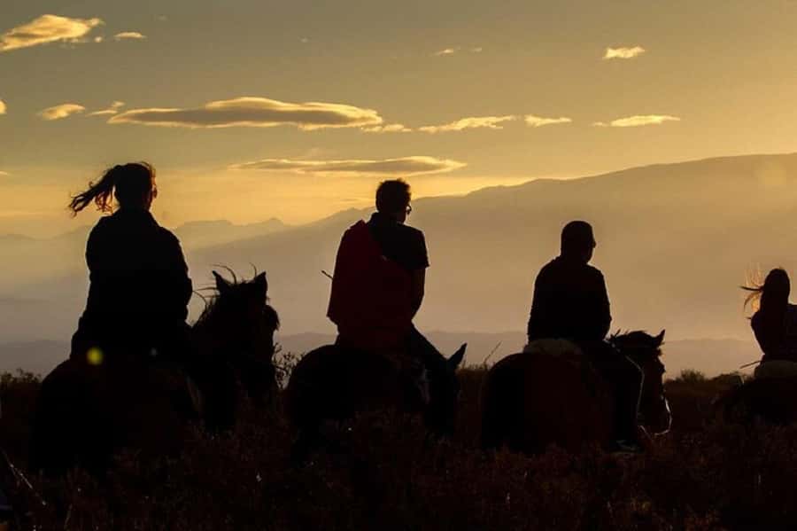 Horseback Riding at Sunset and Dinner in Mendoza - Sharing an asado with local gauchos