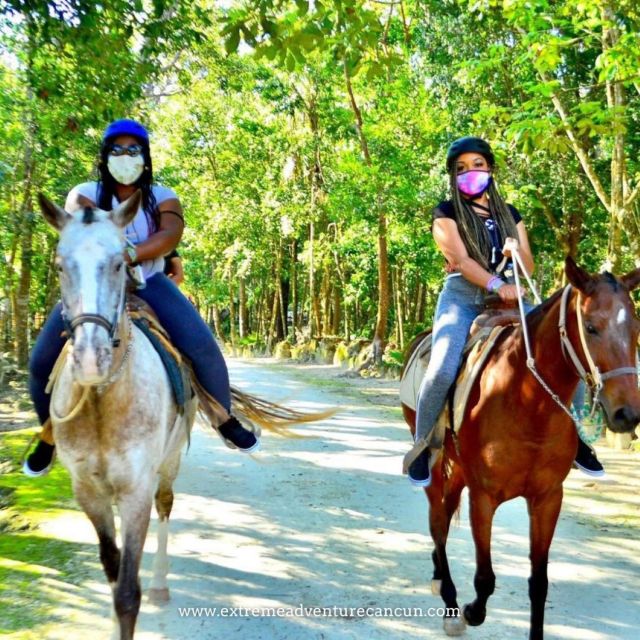 Horseback Riding & ATV Adventure with Ziplines & Cenote - Key points to know before booking