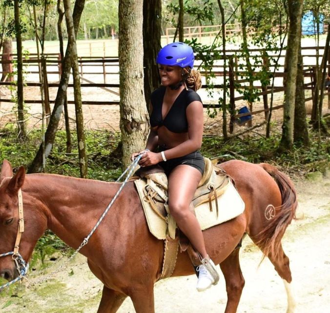 Horseback Riding & ATV Adventure with Ziplines & Cenote - ATV trails through the jungle