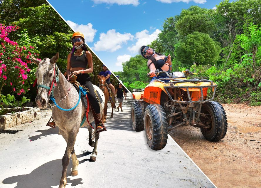 Horseback Riding & ATV Adventure with Ziplines & Cenote - The ride to El Rey Polo Club