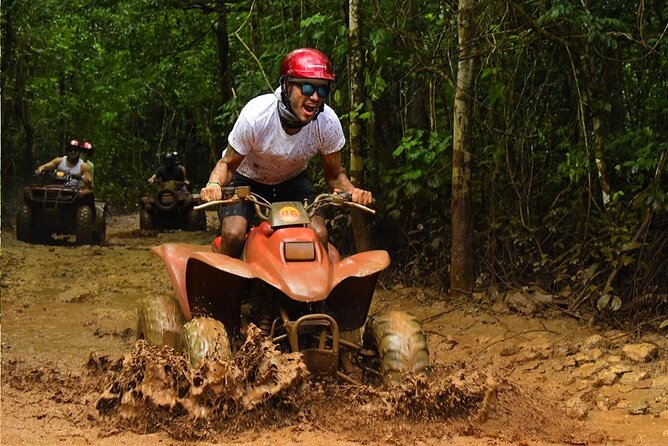 Horseback Riding + ATV + Cenote + Zip-Line from Cancun and Playa del Carmen - Tequila, chewing gum, and the small cultural touches