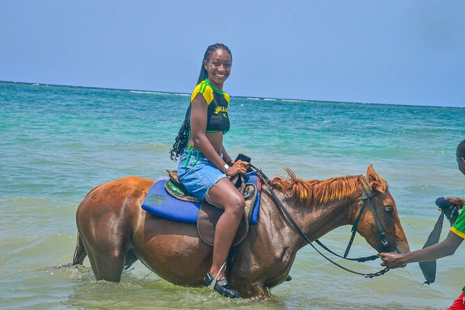 Horseback riding & bluehole secret falls from Montego Bay - Dunns River or Blue Hole? Clear up the water stop