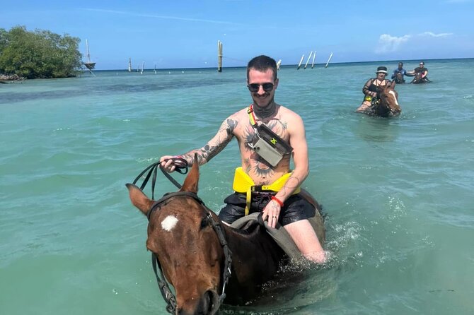 Horseback Riding In The Ocean from Montego Bay Private Transfer - A Personal Touch for Birthdays and Solo Trips