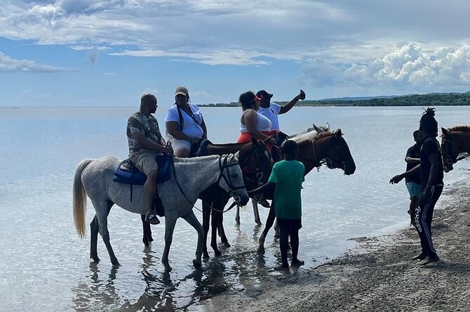 Horseback Riding in the Ocean from Ocho Rios & Runaway Bay - A nature walk with birds, surf, and open views