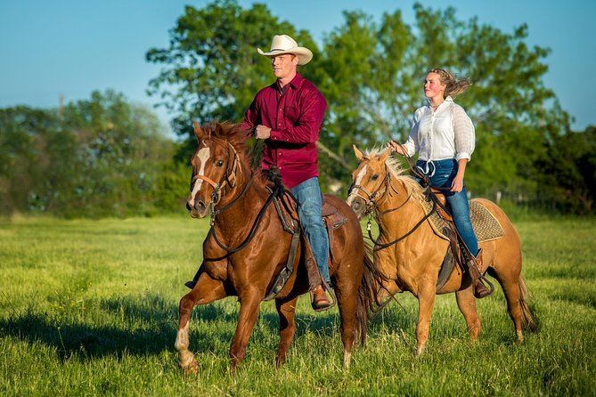 Horseback Riding on Scenic Texas Ranch near Waco - The high bluff overlooking the Brazos River