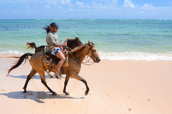 Horseback Riding on the Beach Free Transportation - The optional 90-minute sunset ride