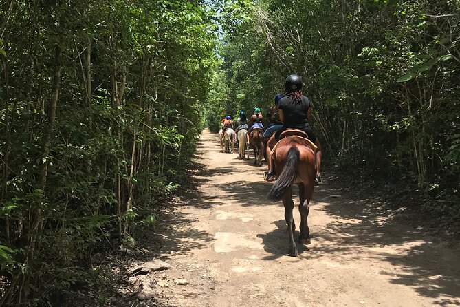 Horseback Riding plus ATV, Cenote, Ziplines, and Lunch - Horseback riding for complete beginners