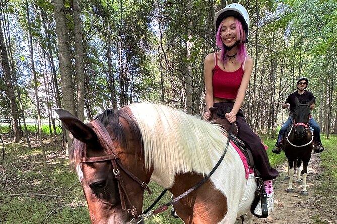 Horseback Riding Through Scenic Park in Brookeville - Meeting Elizabeth and Getting Comfortable With the Horse