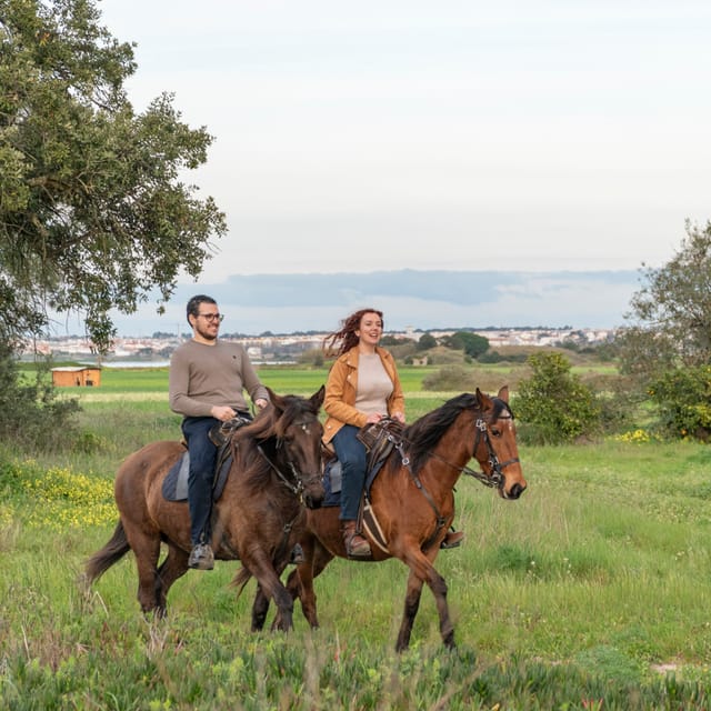 Horseback Riding Through The Beach GROUP - PDT - Meeting at Patio do Tejo