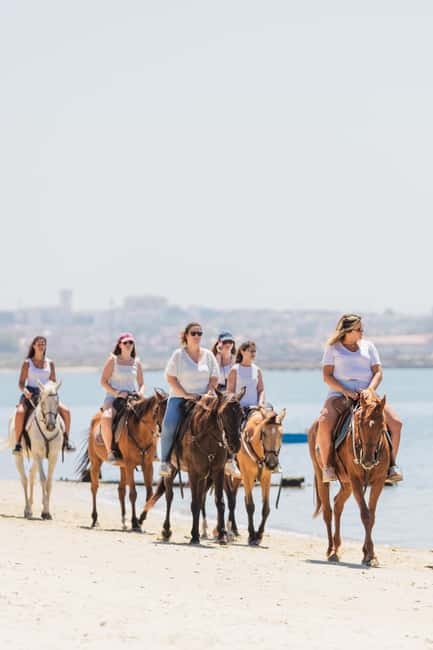 Horseback Riding Through The Beach GROUP - PDT - Following the Shore at a Slow Pace