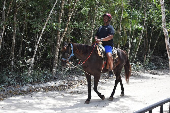 Horseback riding Tour with ATV circuit, ziplines and Cenote - Getting from Cancun or Playa del Carmen to the park