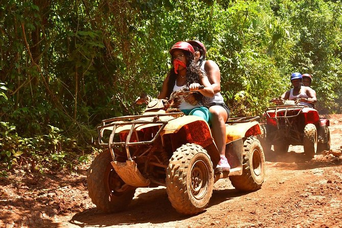 Horseback riding with ATV, zip lines and cenote, lunch and transfer - Zip lines over the treetops