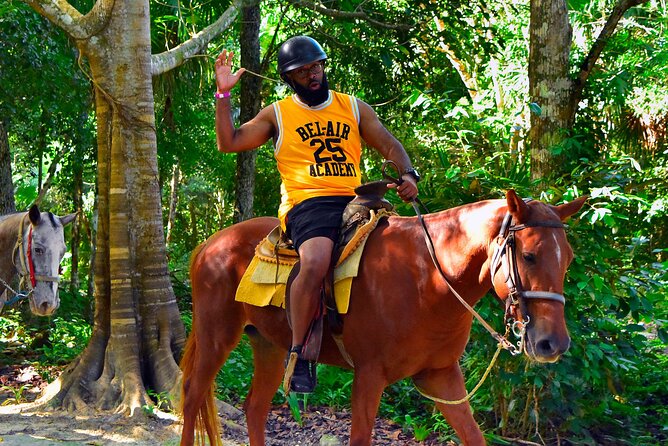 Horseback Riding with ATV, Zipline, Cenote and Tequila Tasting - Three zip lines above the jungle