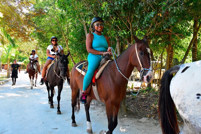Horseback Riding with ATV, Zipline, Cenote and Tequila Tasting - Cooling off at Cenote Verde Lucero
