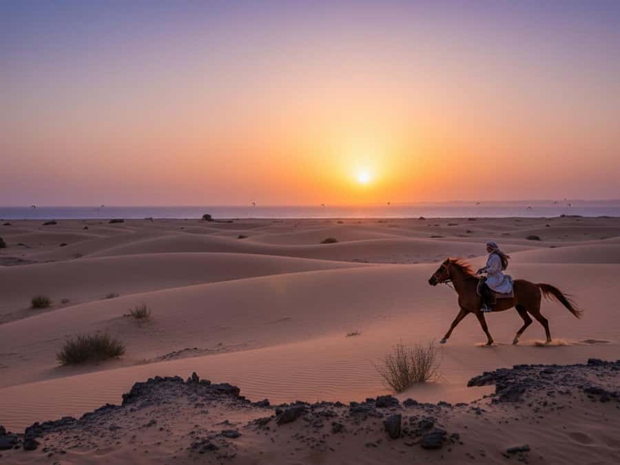 Hurghada: Arabian Desert and Sea Horseback Adventure - Choosing the right time of day