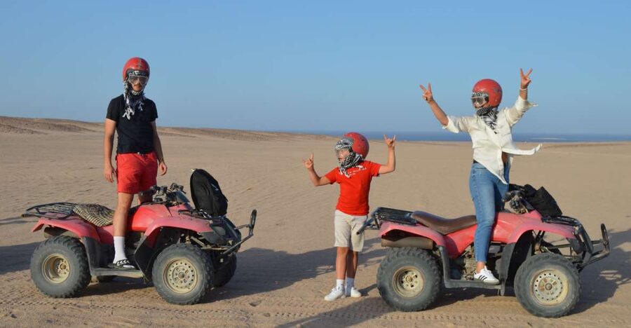 Hurghada: Quad Bike Safari, Camel Horse Ride, Dinner & Shows - A desert day built around variety