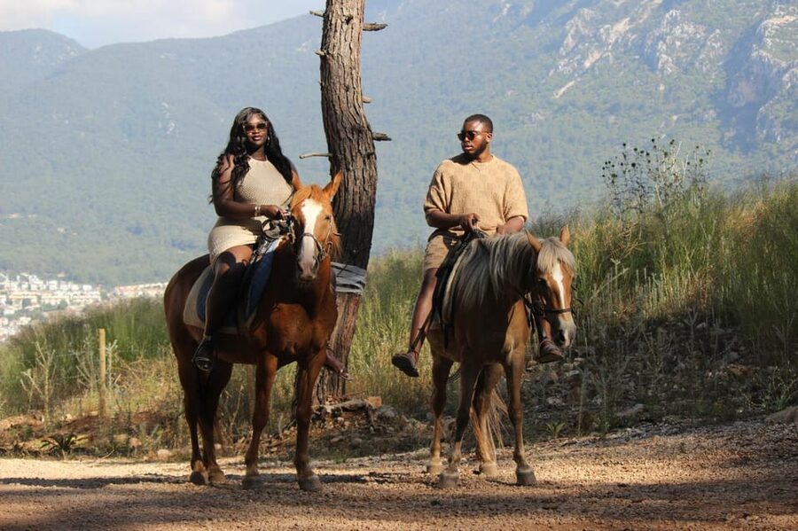 Icmeler Horse Riding Through The Rivers and Forest - One hour through pine woods and orange groves
