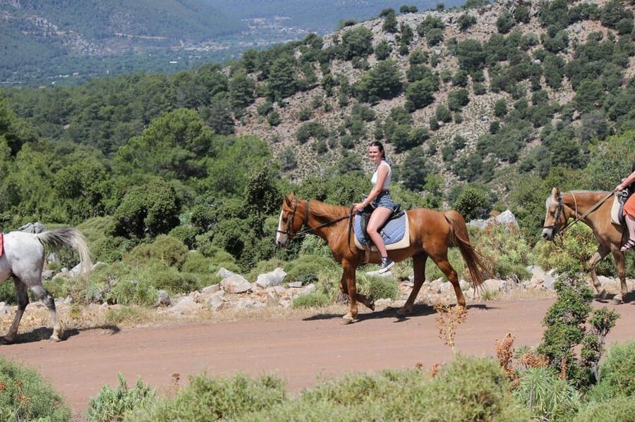 Icmeler Horse Riding Through The Rivers and Forest - Bringing children and non-riders