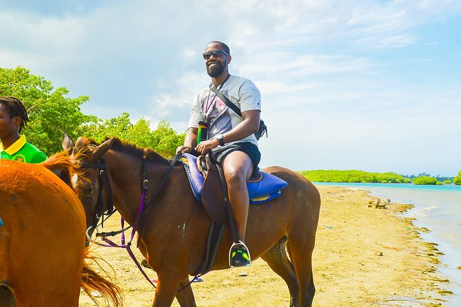Jamaica's Ocean Horseback Bamboo Raft Adventure and Transport - From Jamaica’s trail to the edge of the sea