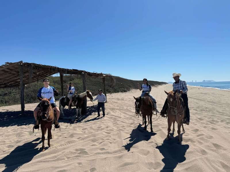 Jungle and beach horseback ride + lunch + mezcal - From Mazatlán pickup to Mr. Lionso Ranch