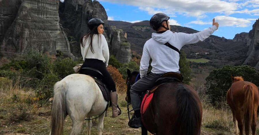 Kastraki: Meteora Morning Horse Riding with Monastery Visit - The ride around Meteora’s rock formations