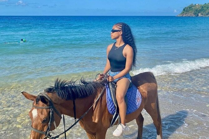 Kennedy's Horseback riding, Blue Hole and Secret Falls from Montego Bay - Ocho Rios shopping in just 30 minutes