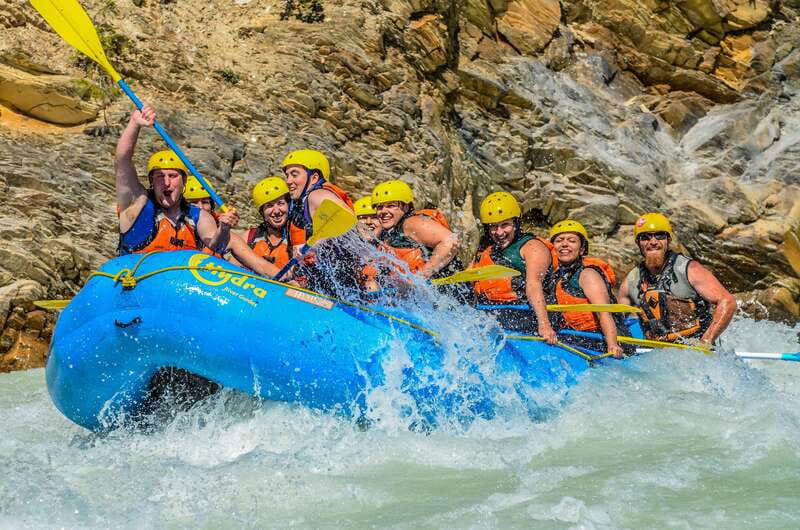 Kicking Horse River: Whitewater Rafting Experience - Getting fitted for the river