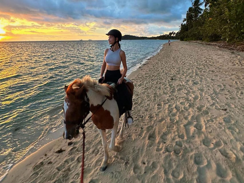 Koh Samui: Sunset Trail Horse Riding on The Beach - Riding toward Laem Yai Beach at dusk