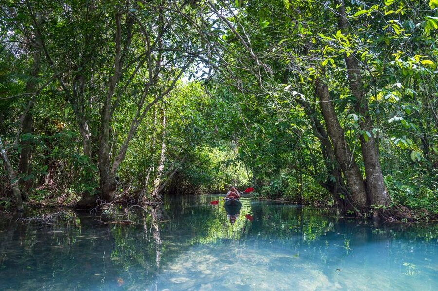 Krabi: Crystal Lagoon Kayaking and Horseback Riding Day Trip - Paddling from Klong Nong Tale canal to Crystal Lagoon