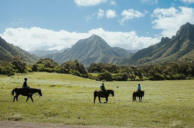 Kualoa Ranch - Horseback Walking Tour - World War II bunkers and the ranch’s past