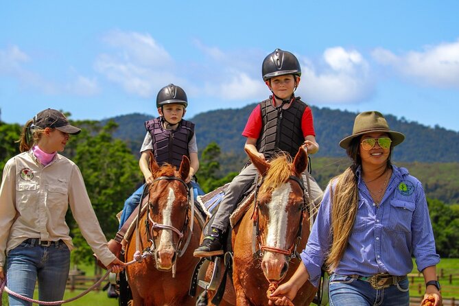 Kuranda 60 minute Horse Trail Ride and Petting Farm - One hour through paddocks and rainforest tracks