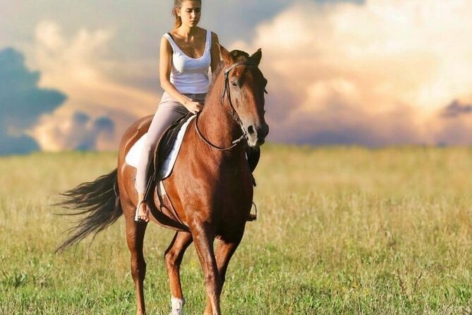 Kusadasi Horse Riding On Beach And Through The River - Following the river bed at a steady pace
