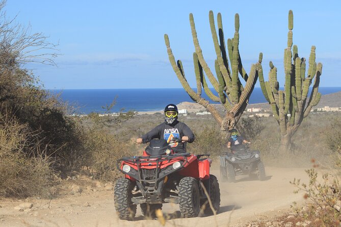 Los Cabos - COMBO Horseback Riding & ATV Tour - The switch from motor to horse at Playa Migriño