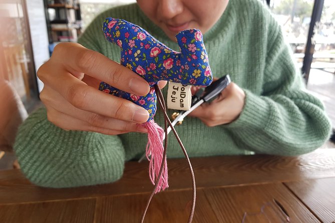 Making Jeju Pony Doll at Peaceful Seaside cafe - A handmade pause at the end of Olle Trail Route 8
