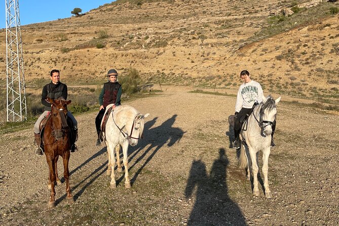 Malaga - guided horseback riding - Following the Cañuelo stream into open country