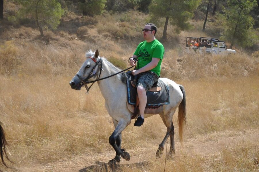Marmaris Horseback Riding Experience - The water experience at the ranch
