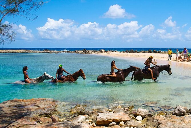 Martha Brae Rafting, Horseback Riding and Luminous Lagoon - Triple Treat - Braco Stables, countryside and Caribbean surf