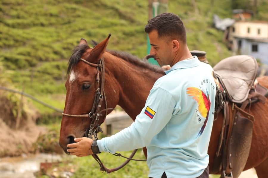 Medellin: Horseback Riding in the Medellin Mountains - Meeting the horses and learning the basics