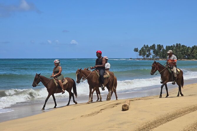 Miches Beach Horseback Riding - Riding toward Costa Esmeralda