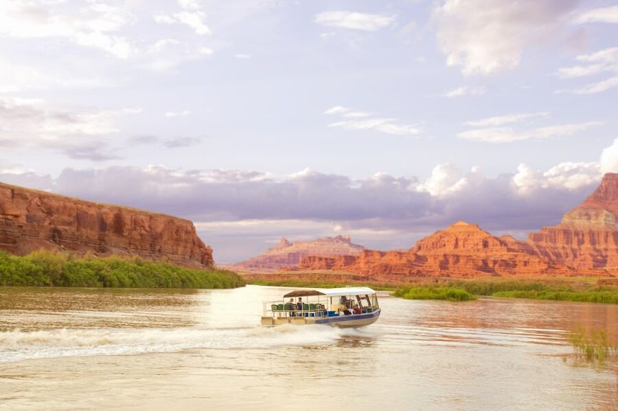Moab: 3-Hour Jet Boat Tour to Dead Horse Point State Park - The long return toward Canyonlands National Park