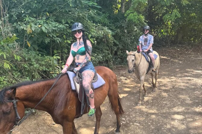 Montego Bay Adventure Day: ATV, Zip-lining & Horseback Riding Fun - ATV riding on rough trails