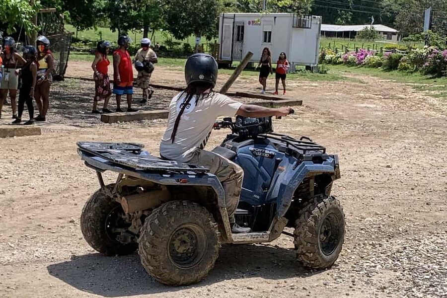 Montego Bay: Day Trip with Zipline, ATV, and Horseback Ride - Ziplining above Cornwall County