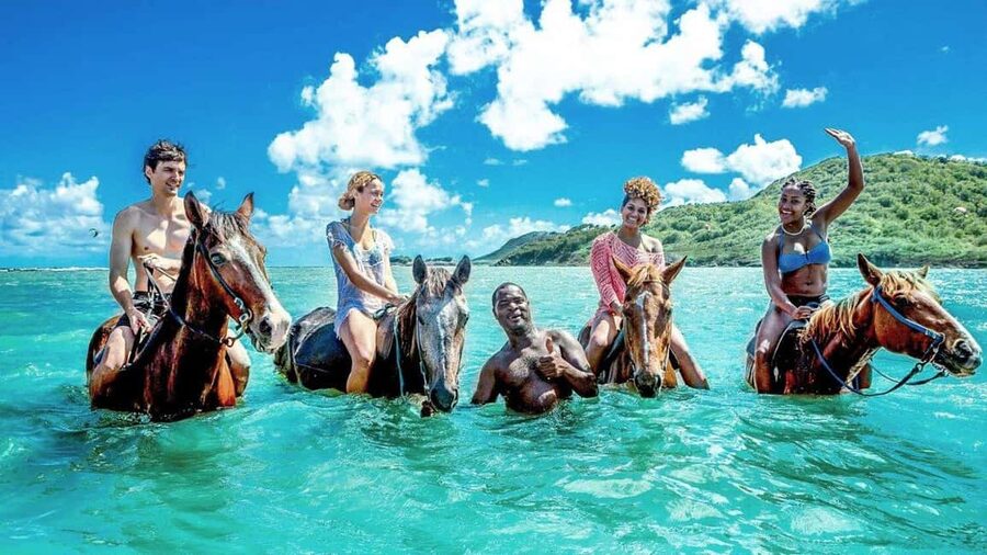 Montego Bay: Dunn's River Falls & Horseback Riding Adventure - Two Jamaican settings in six hours