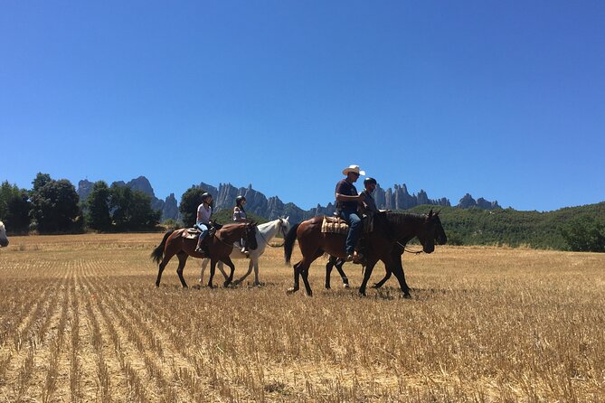 Montserrat Monastery Horse Riding & Walk – Small Group (Max 8) - The Eight-Person Drive from Passeig de Gràcia
